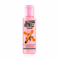 CRAZY COLOR Orange 100 ml, Orange, Orange, Unisexe, 100 ml, Tous types de cheveux, Bouteille