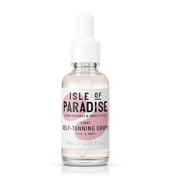 Isle of Paradise Light Self-Tanning Drops Huile 30 ml Corps