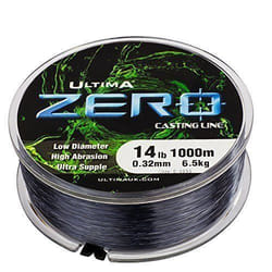 Ultima Zero Extreme Gamme Jetant la pêche à la carpe Mainline mixte  Gris fumé 0.32 mm - 14.0 lb - E3333