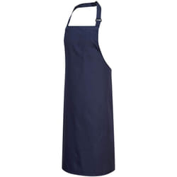 Tablier à bavette Polycoton Marine