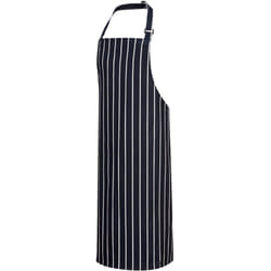 Portwest - Tablier à bavette Butcher Marine/ Blanc