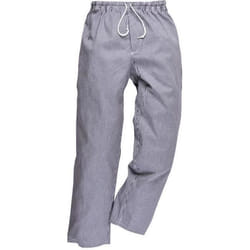 Pantalon de cuisine - PORTWEST - Bromley C079 - À carreaux - Gris - Unisexe