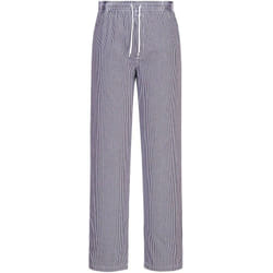 Portwest - Pantalon de cuisine Bromley couleur : Bleu Check taille m