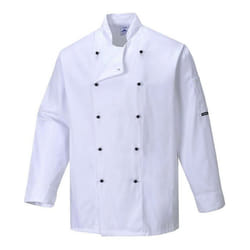 Veste de cuisine Portwest Somerset - Blanc
