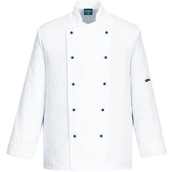 Portwest - Veste de cuisine Somerset couleur : Blanc taille xxxl