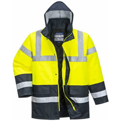 Portwest - Parka Traffic Bicolore Jaune / Marine t.l S466YERL