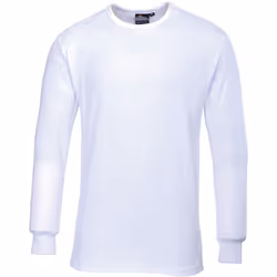 Type = Chemise de protection thermique Type de manches = Long Matériau = Coton, polyester Couleur = Blanc T-shirt à manches l ...