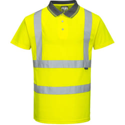 Portwest - Polo Hi-Vis manches courtes couleur : Jaune taille 4XL