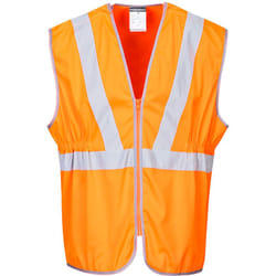 Portwest - Gilet hv long ris Orange 3XL