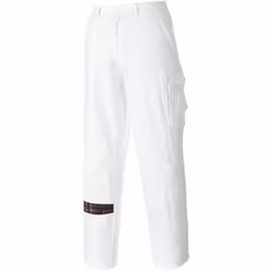 8 poches pour plus de rangement. Ce pantalon peintre en coton est vraiment pratique: poches italiennes et revolver, poche mèt ...