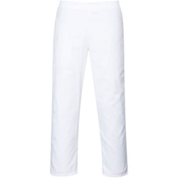 Portwest - Pantalon taille elastiquée couleur : Blanc taille l