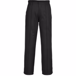 Ce vêtement classique est durable et confortable avec un pli cousu à l'avant qui ajoute au look professionnel. Les caractéris ...