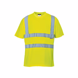 Tee Shirt Haute Visibilité S478 Jaune TS Portwest Tissu respirant pour éviter la rétention d'humidité garder le porteur frais ...
