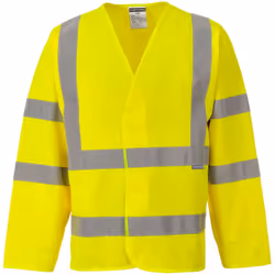 Fermeture par bandes auto-aggrippantes pour un accès facile. Ce gilet léger à manches longues gardera le porteurs visible et  ...