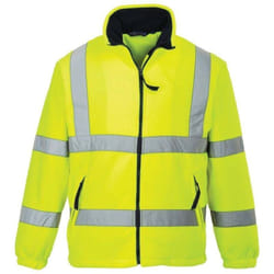 Polaire haute visibilité Portwest doublé filet Jaune m
