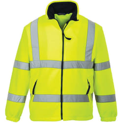 Polaire haute visibilité Portwest doublé filet Jaune 5XL