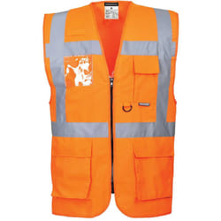 Gilets Hi-Vis Executive - Berlin Orange 3XL