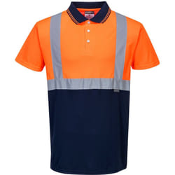 Portwest - Polo Bicolore couleur : Orange/Marine taille 4XL