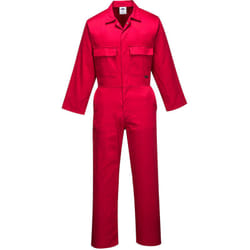 Portwest - Combinaison Euro Work Rouge l - FR(46-48) - UK(36-38)