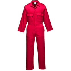 Combinaison Euro Work Couleur : Rouge Taille Xxxl - Portwest