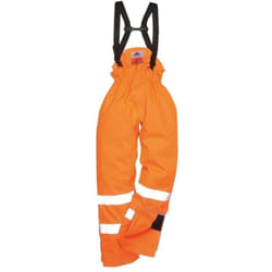 Portwest - Pantalon haute visibilité Multirisque doublé Bizflame antistatique Orange m