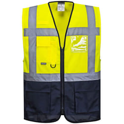 Rs Pro - Gilet haute visibilité Jaune taille xxl avec fermeture éclair Zip ( Prix pour 1 )