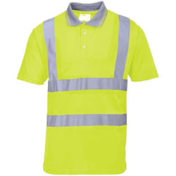 Polo Haute Visibilité manches courtes Portwest Jaune XS