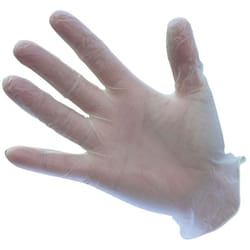 Gants à usage unique Vinyle Poudrés Portwest lot de 100) Incolore 10