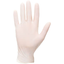 Portwest - Gants jetables en vinyle poudré Blanc l - Taille 9