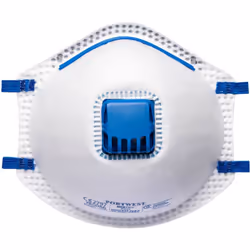 Rembourrage en mousse autour du pont nasal pour plus de confort. Masque confortable style coque Protège des poussières toxiqu ...