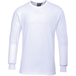 T-shirt Thermique Manches Longues Blanc S