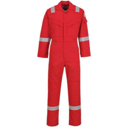 Combinaison Ignifugée antistatique Portwest Bizflame 350g Rouge 3XL