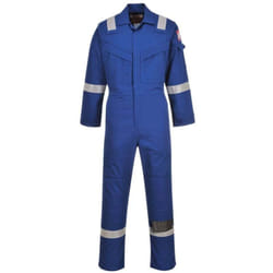 Combinaison Flamme Résistant Et Antistatique 350g Couleur : Bleu Royal Taille Xxl Portwest