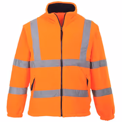 Type de vêtement = Polaire de travail Taille = S Couleur = Orange Capuche intégrée = Non Genre = Homme Matériel externe = Pol ...