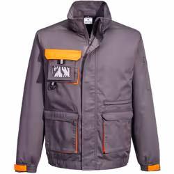 Blouson de travail multipoches contrastant est pratique et robuste. Il a 2 poches basses pour ranger des gants ou un bonnet,  ...
