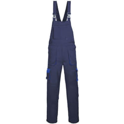 Portwest - Cotte à bretelles Texo Contrast couleur : Marine taille m