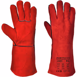 gants croute de vachette 14 pouces. Gant de soudage en cuir croûte de bovin robuste de 14 pouces (36cm) offrant une protectio ...