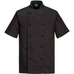 Veste Cuisine Kent Couleur : Noir Taille Xxxl Portwest