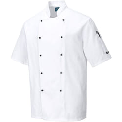 Portwest - Veste cuisine Kent couleur : Blanc taille s