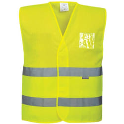 Gilet de sécurité Haute Visibilité semi-grillagé Ventilé Portwest Jaune s - m