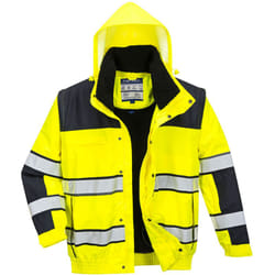 Portwest - Blouson HiVis 3 en 1 couleur : Jaune/Noir taille 4XL