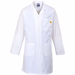 Caractéristiques Tissu exterieur: 65% Polyester, 34% Coton, 1% Fibre Conductive 210g Poche téléphone ESD Certifié CE Poignets ...
