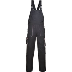 Portwest - Cotte à bretelles Texo Contrast couleur : Noir taille xxxl