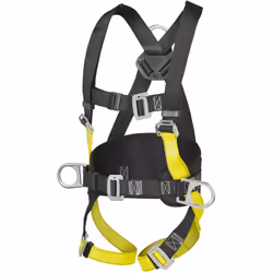 Ajustement des points de réglage. Cet harnais de sécurité complet avec ceinture dorsale profilée respirante offre un confort  ...
