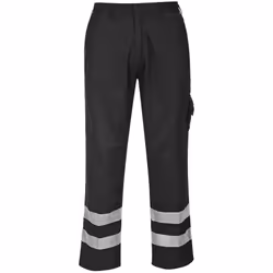 8 poches pour plus de rangement. Pantalon de travail avec bandes rétroréfléchissantes. Poches italiennes,poches genouillères, ...