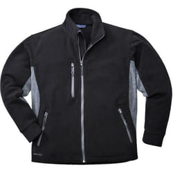 Blouson polaire bicolore Portwest Texo Gris poches oranges - Manches longues - Sports dhiver