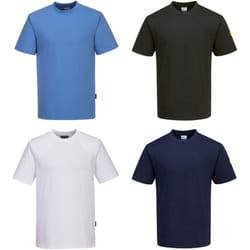 Portwest - T-Shirt antistatique esd couleur : Blanc taille m