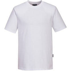 Portwest - T-Shirt antistatique esd couleur : Blanc taille s