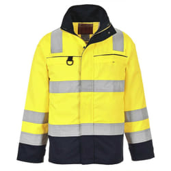 Blouson Haute-visibilité Multirisques Couleur : Jaune/marine Taille Xxl - Portwest