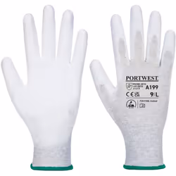 Gants paume enduit PU antistatique Gris L - Taille 9